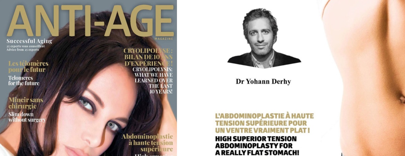 Dr DERHY expert abdominoplastie anti age magazine
