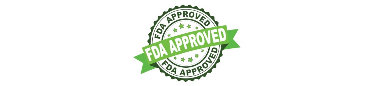 Logo indiquant que les injection d'acide hyaluronique sont approuvés par FDA